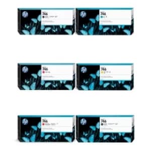HP 746 Black and Tri Colour Ink Cartridge