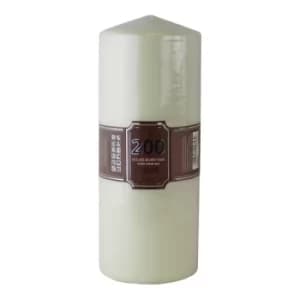 Cream Pillar Scented Candle 200hr Burn Time