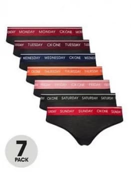 Calvin Klein Thong 7 Pack - Black