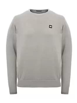 Weekend Offender Lima Cotton Crew Neck Sweater, Drizzle Size M Men