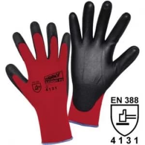 L+D worky SKINNY PU 1177-8 Nylon Protective glove Size 8, M EN 388 CAT II 1 Pair
