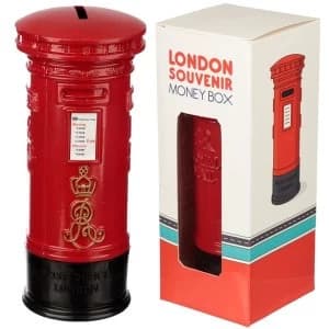 Red Post Box Diecast London Souvenir Money Box