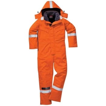 Portwest - FR53ORTM - sz M FR Anti-Static Winter Coverall - Orange