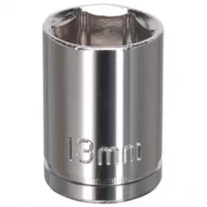 Siegen S0580 Walldrive Socket 13mm 3/8"sq Drive