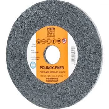 PFERD 44691632 POLINOX-compact grinding wheel PNER-MW 1500 6-25.4 SiC F 150 mm 5 pc(s)