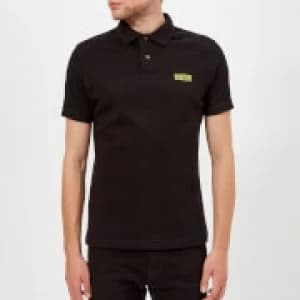 Barbour International Mens Essential Polo Shirt - Black - L