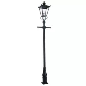 Wilmslow 1 Light Outdoor Lamp Post Black, E27