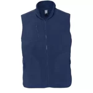 SOLS Norway Unisex Anti-Pill Fleece Bodywarmer / Gilet (4XL) (Navy)