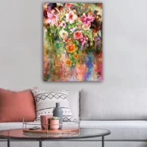 390747358_70100 Multicolor Decorative Canvas Painting