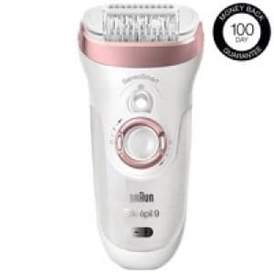Braun Silk-epil Epilators Silk-epil 9 SensoSmart 9/890 Wet & Dry Epilator
