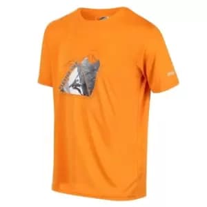 Regatta Fingal Slogan T-Shirt - Orange