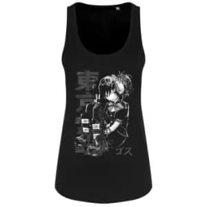Tokyo Spirit Womens/Ladies Gosu Monochrome Vest Top (L) (Black)