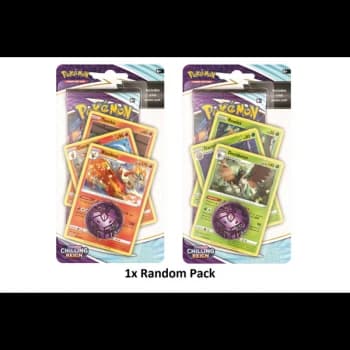 Pokemon TCG: Sword & Shield 6 Chilling Reign Premium Checklane Blister - One At Random