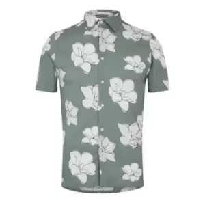 Ted Baker Coving Short Sleeve Shirt - Green