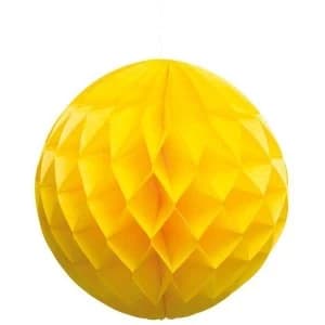 Globo Honeycomb Ball Decoration (Yellow)