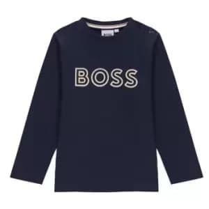 Boss Boss Long Sleeve Large T-Shirt Infant Boys - Blue