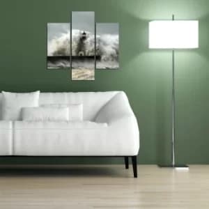 3MDF-012 Multicolor Decorative MDF Painting (3 Pieces)