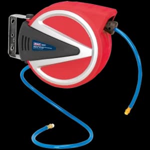 Sealey Retractable Air Line Hose Reel 8mm 15m