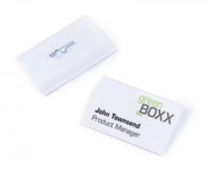 Durable Name Badge With Pin 54 X 90 mm 50 Pack