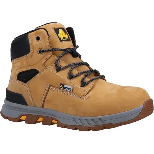 Amblers Safety Mens 261 Lightweight Leather Safety Boots UK Size 10 (EU 44) Honey AMB353-HONEY-10