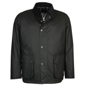 Barbour Mens Horto Wax Jacket Black XXL