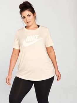 Nike Essential Tee Curve Light Pink Light Pink Size 18 201X Women