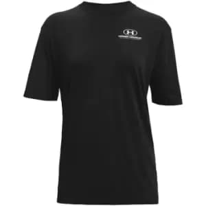 Under Armour Oversized Graphic T Shirt Womens - Black