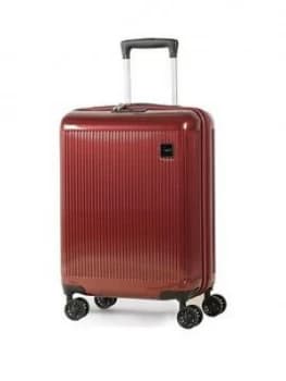 Rock Luggage Windsor Carry-On 8 Wheel Burgundy Suitcase