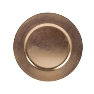 Robert Dyas Decorative Charger Plate - Gold