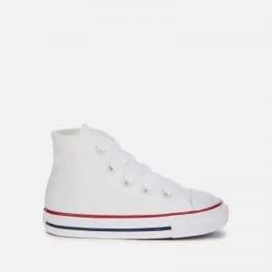 Converse Toddlers Chuck Taylor All Star Hi - Top Tainers - Optical White - UK 4 Toddler