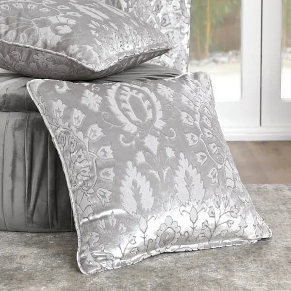 Curtina Trinity Jacquard Cushion Silver