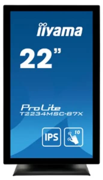iiyama ProLite T2234MSC-B7X Touch Screen monitor 54.6cm (21.5") 1920 x 1080 pixels Multi-touch Black