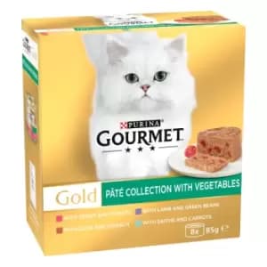 Purina Gourmet Gold Pate Recipes Cat Food 96 x 85g