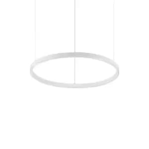 ORACLE Slim DALI Dimmable Round 50cm Integrated LED Pendant Ceiling Light White, 3000K