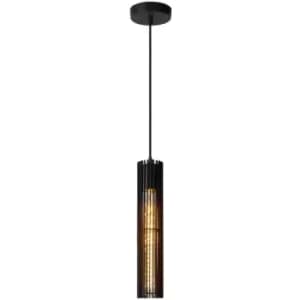 Lucide LIONEL - Pendant Light - Ø6.5cm- 1xE27 - Black