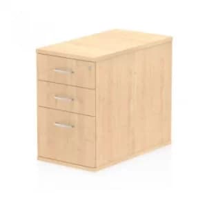 Trexus Desk High 3 Drawer 800D Pedestal 425x800x730mm Maple Ref