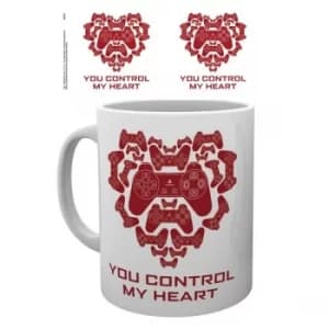 Playstation Heart Control Mug