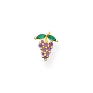 THOMAS SABO Gold Plated Grapes Single Ear Stud