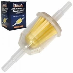 Sealey In-Line Fuel Filter Medium Pack of 10