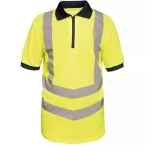 Regatta Mens Hi Vis Pro Quick Dry Wicking Work Polo Shirt M - Chest 39-40' (99-101.5cm)