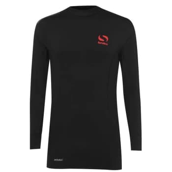 Sondico Thermal Mock Base Layer Top Junior Boys - Black