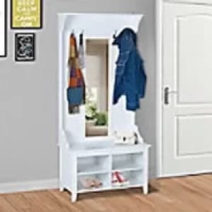 Homcom Storage Cabinet White 400 x 1,700 mm