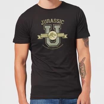 Jurassic Park Fossil Finder Mens T-Shirt - Black - XS - Black