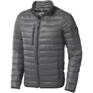 Elevate Mens Scotia Light Down Jacket (L) (Steel Grey)