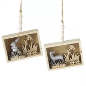 Wooden Hanging Decorations (One Random Supplied) by Heaven Sends