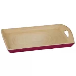 Premier Housewares Kyoto Tray - Raspberry