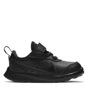 Nike Varsity Leather Infant Boys Shoe - Black