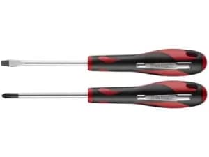 Teng Tools MDMC702N 2pc Screwdriver Set (Flat 3.0 x 50mm & PH1 x 50mm)