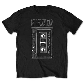 Nirvana - As You Are Tape Unisex Large T-Shirt - Black