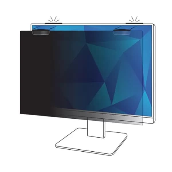 3M Privacy Filter for 24" Full Screen Monitor with COMPLYMagnetic Attach 16:10 PF240W1EM